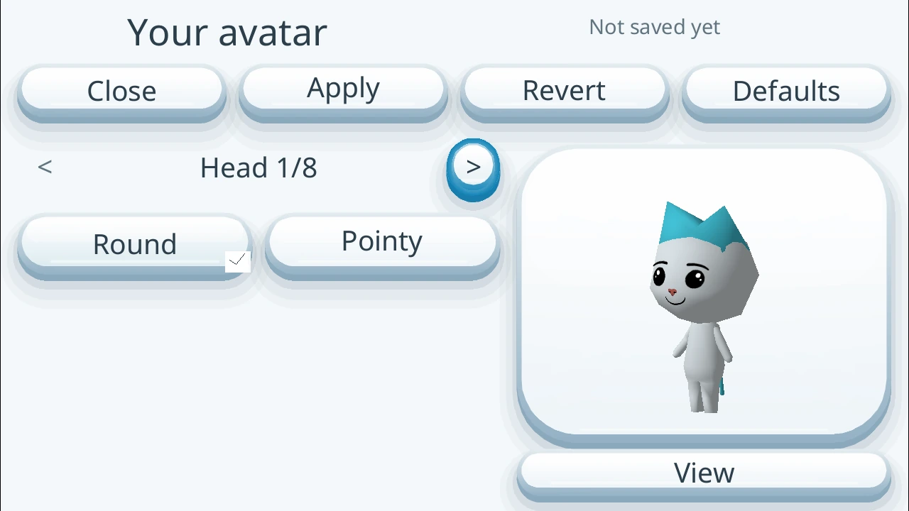 LoFT avatar editor.